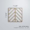 Ekena Millwork Extra Small Genoa Decorative Fretwork Wood Wall Panels, Red Oak, 7 3/8"W x 7 3/8"H x 3/8"T WALW08X08X0375GNARO - alternate 5